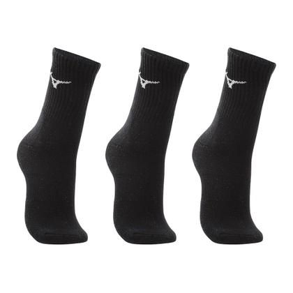 Imagem de Meia Cano Médio Mizuno Prime Tam. 39-44 Pacote Com 3 Pares