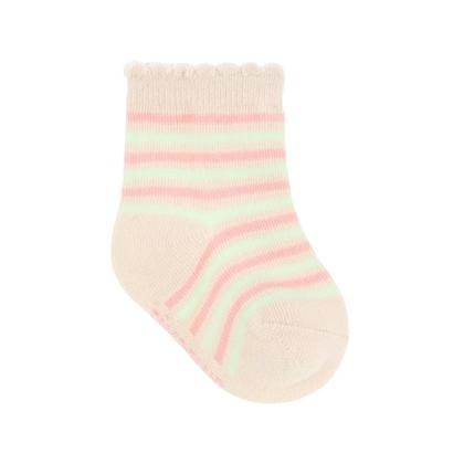 Imagem de Meia Colorida Infantil Menina 3 Pares Tam 00 ao 15 Pimpolho