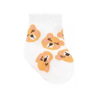 Imagem de Meia Colorida Infantil Menina 3 Pares Tam 00 ao 15 Pimpolho