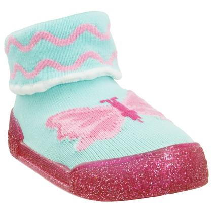 Imagem de Meia com Sola Antiderrapante com Cano Vira e Volta Pimpolho