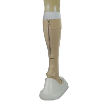 Imagem de Meia Compressiva 3/4 Varimed Kit Úlcera Venosa Com Zíper Sem Ponteira