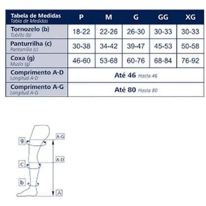Imagem de Meia Compressiva Antitrombo 3,4 Esteril 401EAD Sigvaris