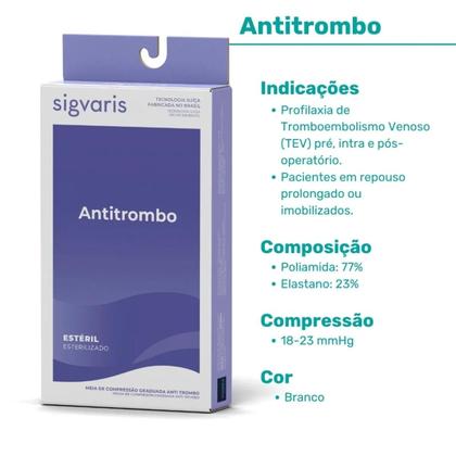Imagem de Meia Compressiva Antitrombo 7,8 Esteril 401E Sigvaris