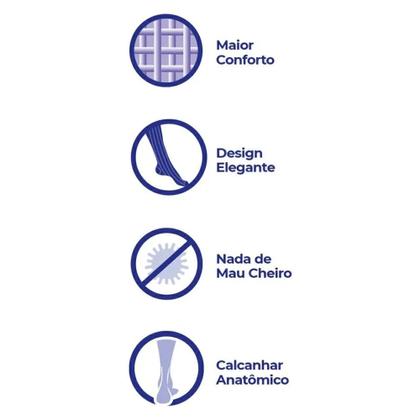 Imagem de Meia Compressiva Sigvaris Style Elegância Urban