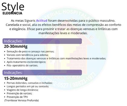 Imagem de Meia Compressiva Sigvaris Style Elegância Urban