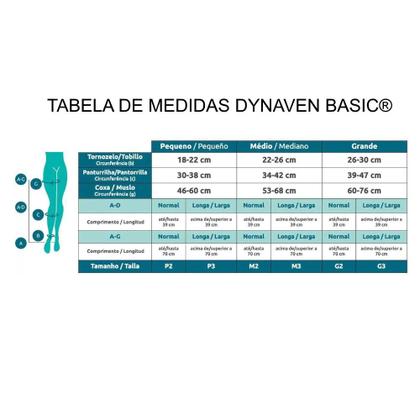 Imagem de Meia de Compressão 7/8 Sigvaris Dynaven Basic 20-30mmHg