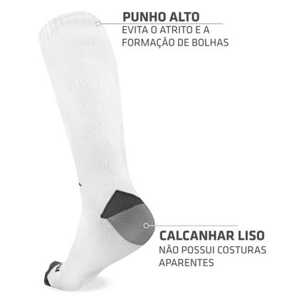 Imagem de Meia de Compressão Cano Longo Solid Muvin Para Exercícios  Conforto e Proteção Contra Bolhas