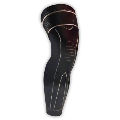 Imagem de Meia de Compressão Joelheira Com Fechamento de Contato Ortopédica Flexível Elástica MBFit