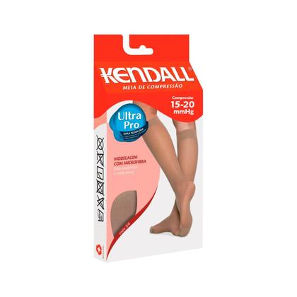 Imagem de Meia de Compressão Kendall 3/4 15-20mmHg com ponteira 1671 Rosé - P