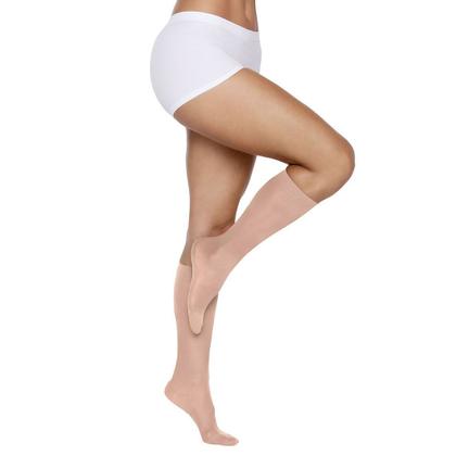 Imagem de Meia de Compressão Kendall 3/4 15-20mmHg com ponteira 1671 Rosé - P