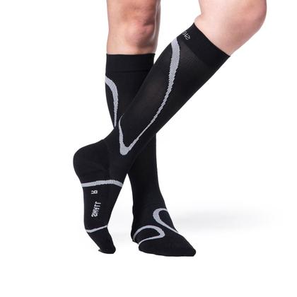 Imagem de Meia de Compressão Panturrilha Performance Preta 3/4 2030 mmHg Masculina Sigvaris