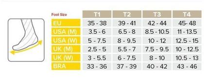Imagem de Meia de Compressão Para Corrida Cano Curto - Run Lo V4 Preta  - COMPRESSPORT