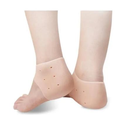 Imagem de Meia De Silicone Hidratante Pés Calcanhar Anti Rachamento