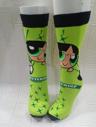 Imagem de MEIA DIVERTIDA PERSONAGEM MENINAS SUPER PODEROSAS exercício funcional- ACADEMIA- SKATE- BIKE- CANO MEDIO ALTO