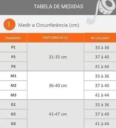 Imagem de Meia Esportiva Com Compressão Graduada Preta Tam P3 - Sigvaris