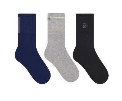 Imagem de Meia Esportiva Masculina - Kit 3 pares