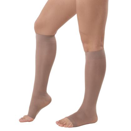 Imagem de Meia feminina 3/4 extra alta compressão sem ponteira kendall