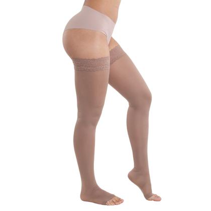 Imagem de Meia feminina 7/8 média compressão sem ponteira kendall