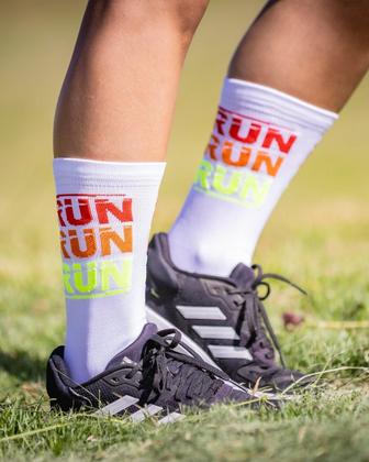 Imagem de Meia HUPI Run Run Run Branco