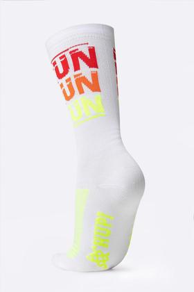 Imagem de Meia HUPI Run Run Run Branco