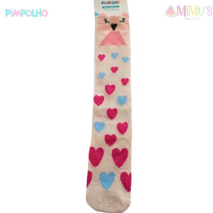 Imagem de Meia Infantil 3/4 divertida lúdica 26-30 Menina Feminino Pimpolho