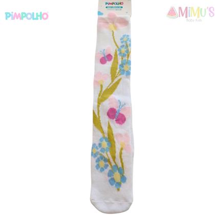 Imagem de Meia Infantil 3/4 divertida lúdica 26-30 Menina Feminino Pimpolho