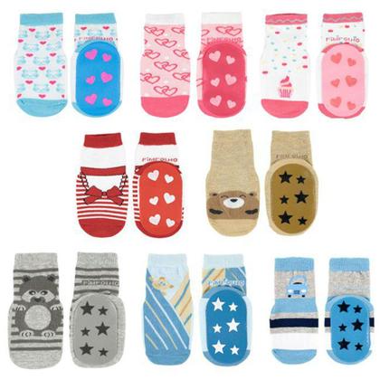 Imagem de Meia Infantil Com Solado Antiderrapante Diversas Estampas Menino Menina 16 ao 20 Pimpolho