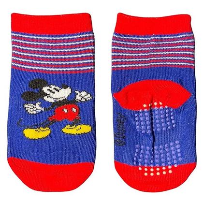 Imagem de Meia Infantil Do 0 A 4 Anos Meninos Disney Licenciado - Jolitex Ternille Baby Jolitex Cor:Mickey 04Tamanho:01 a 02 Anos