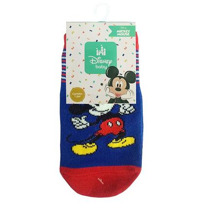 Imagem de Meia Infantil Do 0 A 4 Anos Meninos Disney Licenciado - Jolitex Ternille Baby Jolitex Cor:Mickey 04Tamanho:01 a 02 Anos