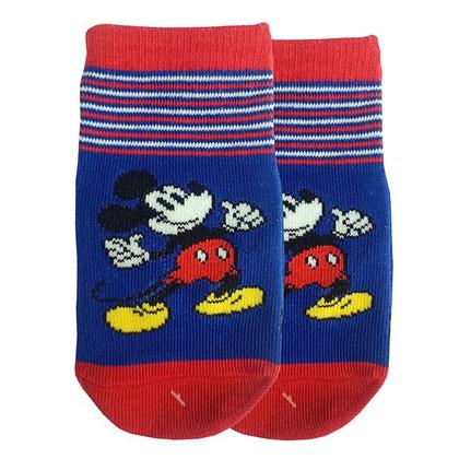 Imagem de Meia Infantil Do 0 A 4 Anos Meninos Disney Licenciado - Jolitex Ternille Baby Jolitex Cor:Mickey 04Tamanho:01 a 02 Anos