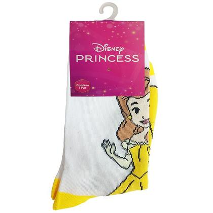 Imagem de Meia Infantil Do 4 A 10 Anos Meninas Disney Licenciado - Jolitex Ternille