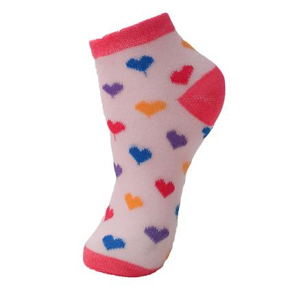 Imagem de Meia Infantil Menina Cano Curto Kit com 12 Pares