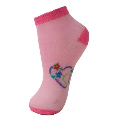 Imagem de Meia Infantil Menina Cano Curto Kit com 12 Pares