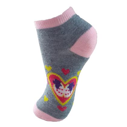 Imagem de Meia Infantil Menina Cano Curto Kit com 12 Pares