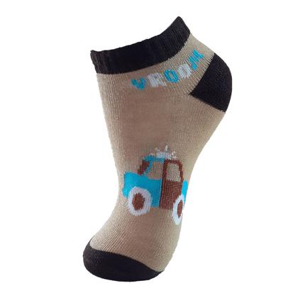 Imagem de Meia Infantil Menino Cano Curto Coloridas 12 Pares