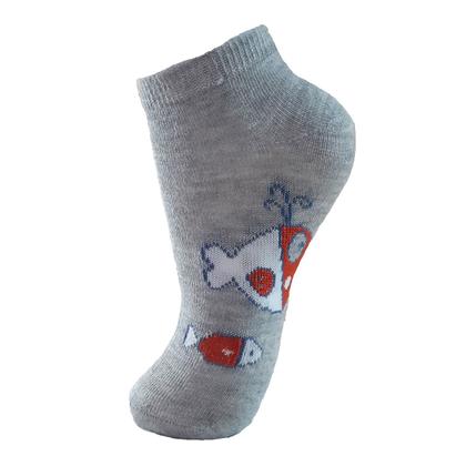 Imagem de Meia Infantil Menino Cano Curto Coloridas 12 Pares