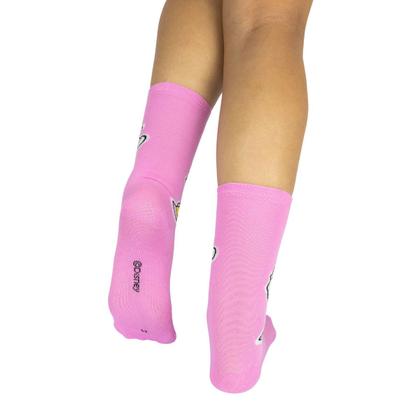 Imagem de Meia Infantil Personagens Disney Cano Longo Trifil Conforto Algodão