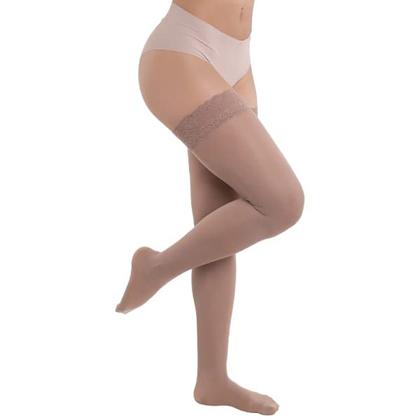 Imagem de Meia Kendall 7/8 - Média Compressão - Com Ponteira - Com Renda (18-21 mmHg) 1612