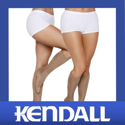 Imagem de Meia Kendall Ultra Pro 3/4 Feminina Meias Média Compressão Essencial Para Inchaço