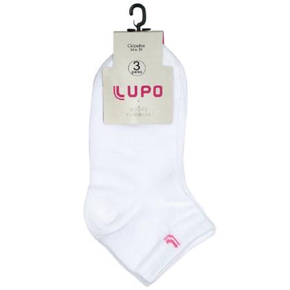 Imagem de Meia Lupo Algodão Feminina Academia Cano Curto Soquete 3226