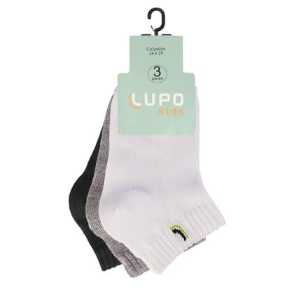 Imagem de Meia Lupo Infantil 2725 Kit 3 Pares -