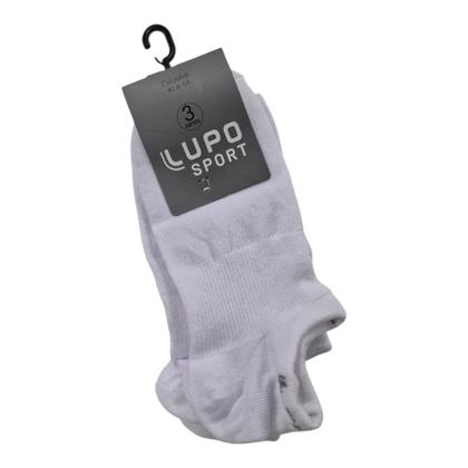 Imagem de Meia Lupo Sport Sapatilha Kit C/ 3 Pares Unisex Calçados 39 a 44.