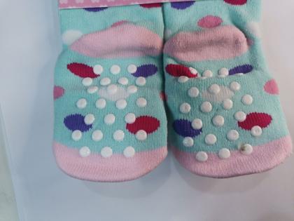 Imagem de Meia menina infantil com Bichinho variados cores antiderrapante