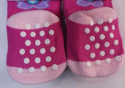 Imagem de Meia menina infantil com Bichinho variados cores antiderrapante