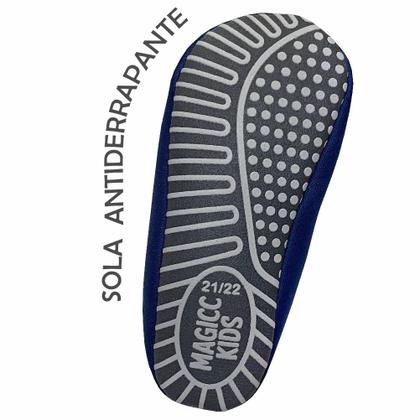 Imagem de Meia Menino Infantil Antiderrapante Sapatilha Magicc S102