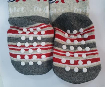 Imagem de Meia menino infantil com Bichinho variados cores antiderrapante