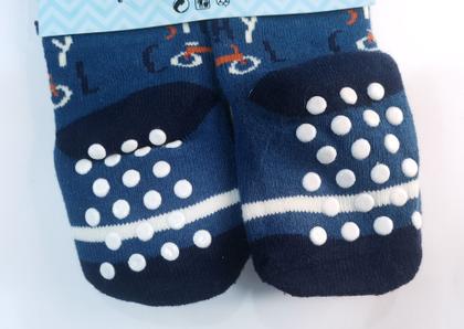 Imagem de Meia menino infantil com Bichinho variados cores antiderrapante
