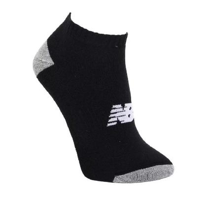 Imagem de Meia New Balance Infantil Atoalhada cano curto - unissex - azul marinho+cinza+preto