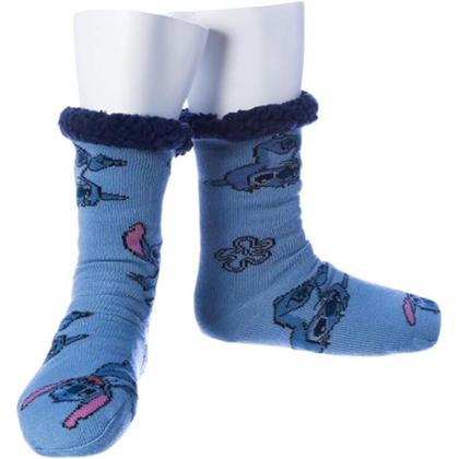 Imagem de Meia Pantufa Cozy Disney Stitch Antiderrapante Tamanho G