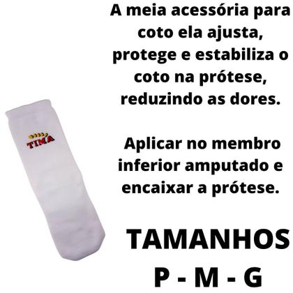 Imagem de Meia Para Coto Próteses Amp. Protege De Feridas/lesões Tam. M